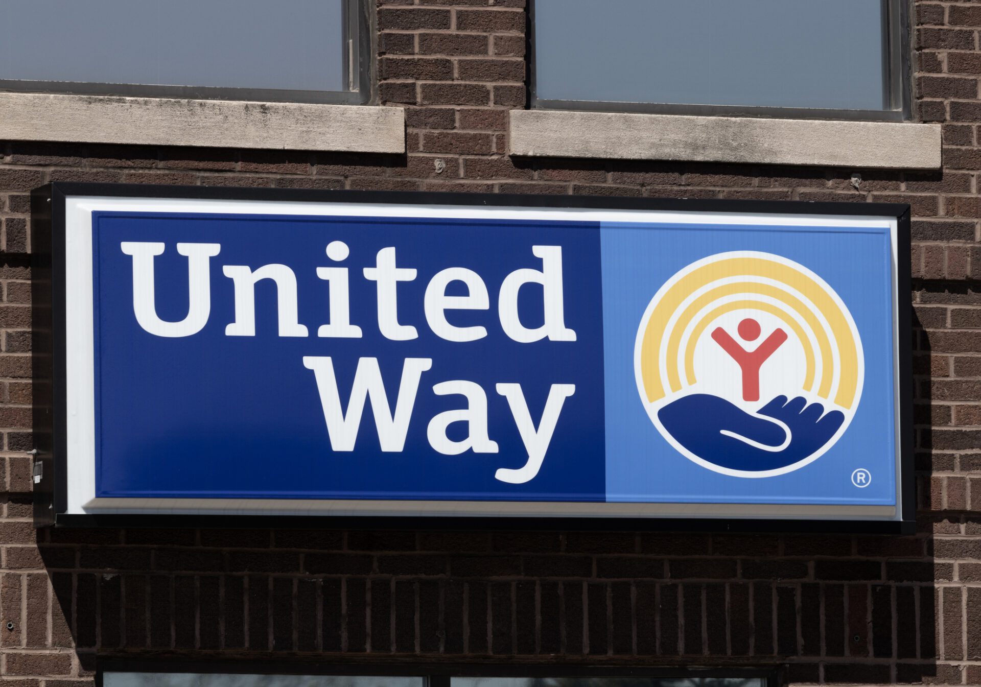 United Way office. United Way Worldwide is a privately-funded nonprofit that provides assistance to more than 40 countries.