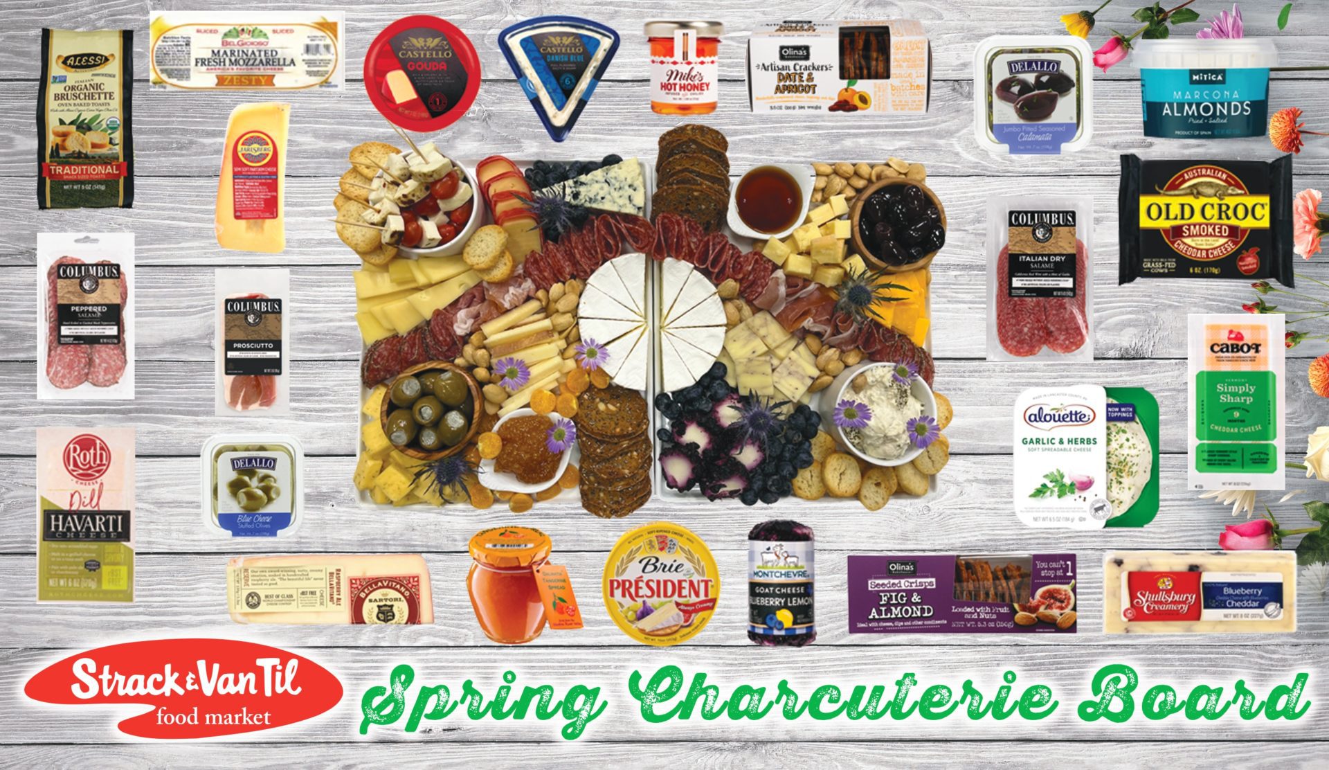 Spring Charcuterie Board