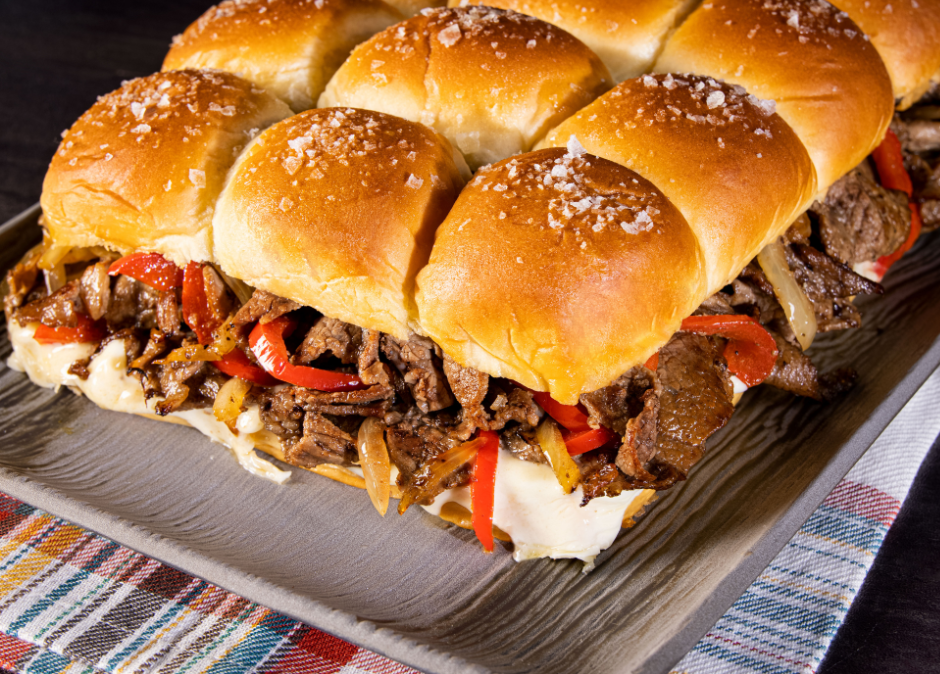 Philly Cheese Steak Sliders