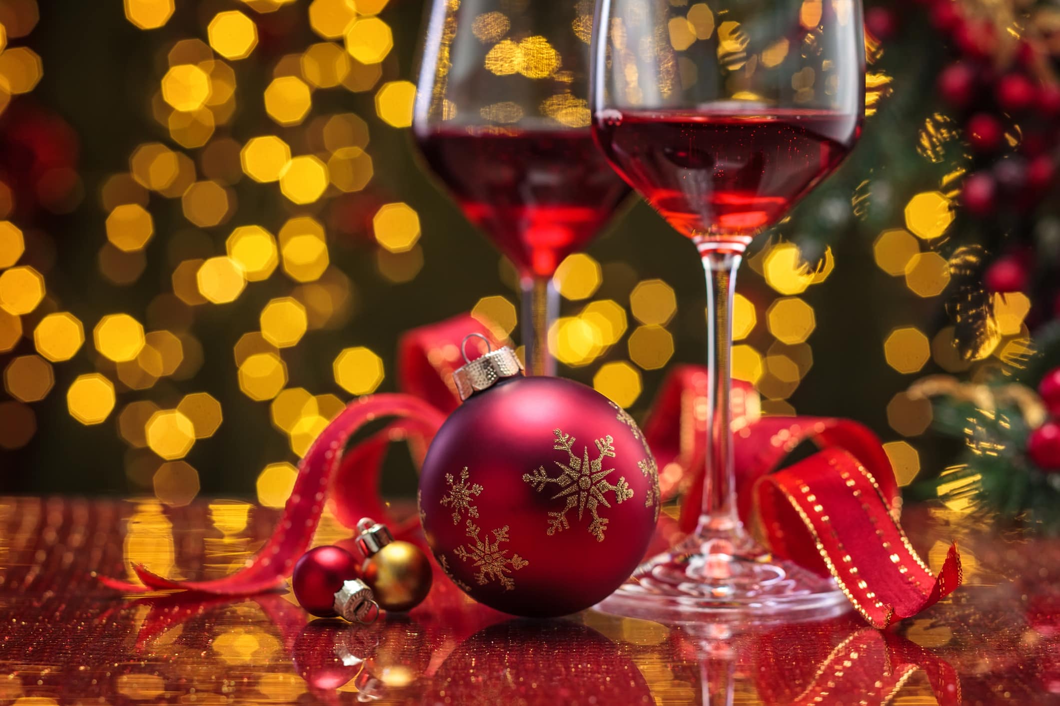 Red wine for holidays